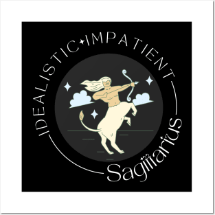 Sagittarius Zodiac Sign Posters and Art